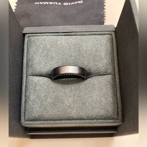 David Yurman Streamline® Band in Black Titanium